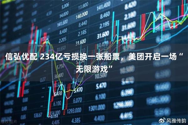 信弘优配 234亿亏损换一张船票，美团开启一场“无限游戏”